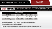 R13-12 | 3/4" R13 Spiral Hydraulic Hose, 5075 Max WP PSI