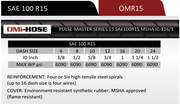R15-06 | 3/8" R15 Spiral Hydraulic Hose, 6090 Max WP PSI