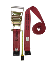 DiamondWeave™ 2" x 27 Ft Ratchet Strap w/ Flat Hooks  | R27FDW