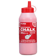 Red ultra-fine powdered chalk, 32 oz