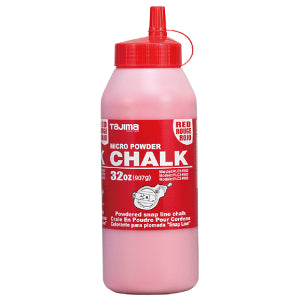 Red ultra-fine powdered chalk, 32 oz