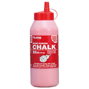 Red ultra-fine powdered chalk, 32 oz