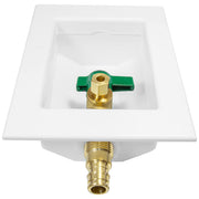1/2" PEX Expansion (F1960) Inlet, Ice Maker Outlet Box,