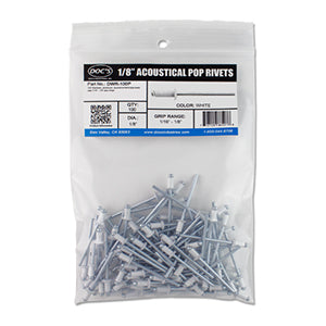 Rivets White [100] 1/8" Bag