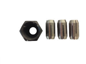 Rotomite Collet Kit with Nut [1/4", 1/8", 5/32"]