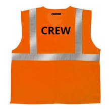 Printed Hi-Vis Mesh Safety Vest with 2” Reflective Strips and Pocket - Orange