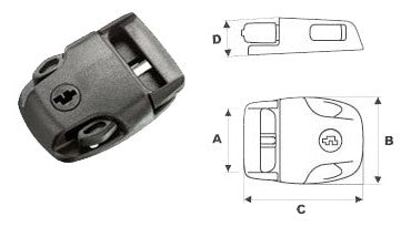 Standard Buckle Spa Hot Tub Cover Broken Latch Repair Kit Clip Lock | 6 PACK