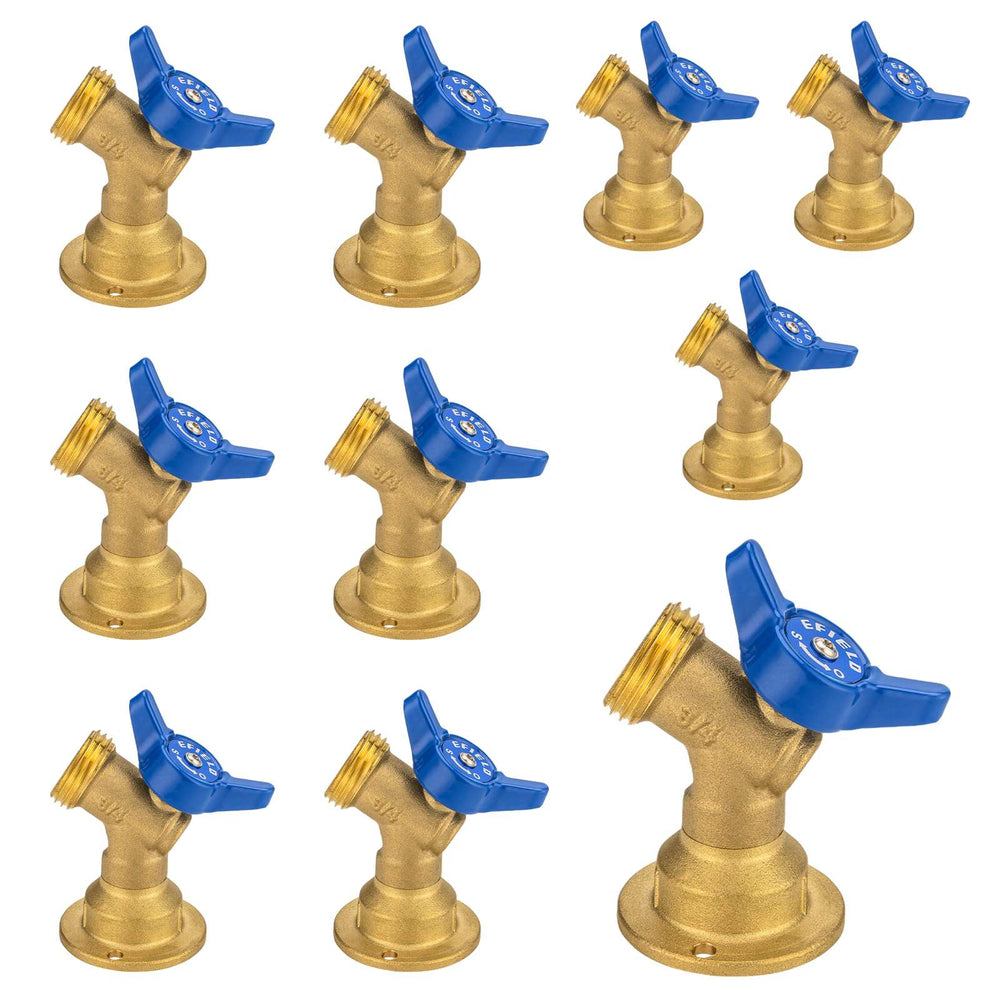 10 Pcs 3/4" FNPT x 3/4" NH Uni, FNPT Sillcock
