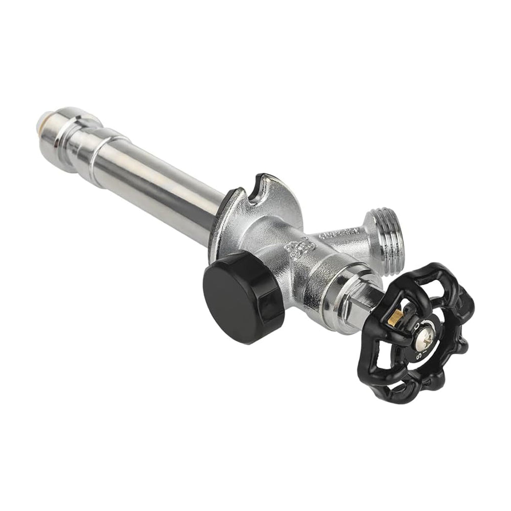 1/2" Push Fit x 3/4" Hose Bibb, 4" Anti Siphon Frost Free Sillcock