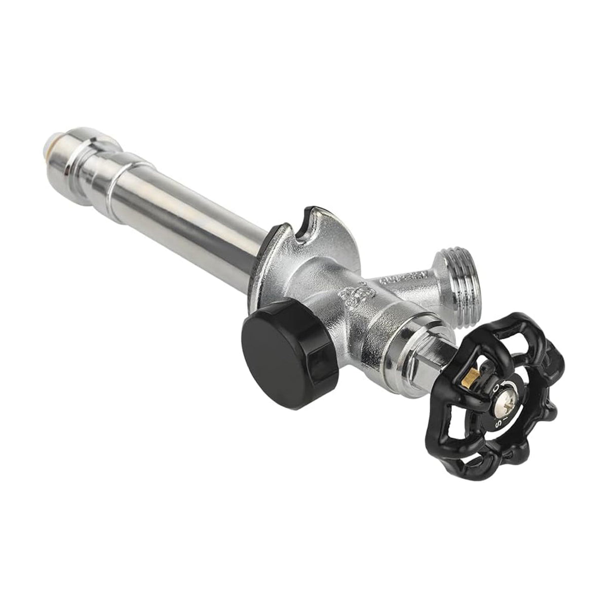 1/2" Push Fit x 3/4" Hose Bibb, 6" Anti Siphon Frost Free Sillcock