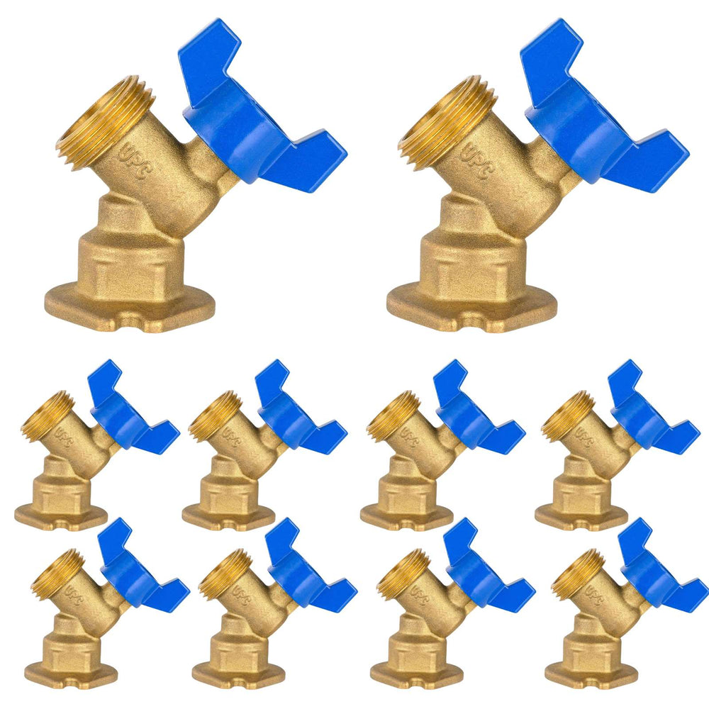 10 Pcs 3/4" FIP x 3/4" MHT Outlet, 1/4 Turn Sillcock