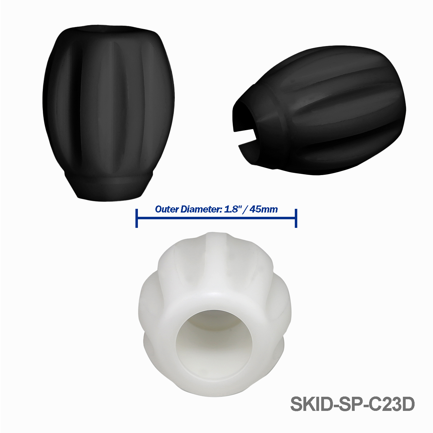 1.5" Hard Plastic Skid For C23 Camera