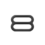 1" Dull Black Resin Stamped Steel Slide 20 PACK | SLIDE1BLK3100