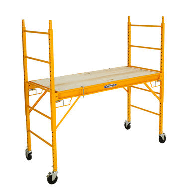 Werner SRS-72 Steel Rolling 6' Scaffold // 1000 lb load capacity