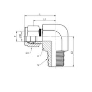 SS-IN2501-06-06 | 06 IN - 06 MP 90 Elbow, Stainless Steel