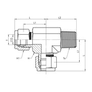 SS-IN2605-12-12-12 | 12 IN - 12 MP - 12 IN Run Tee, Stainless Steel