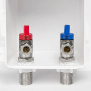 10 Pcs 1/2" Sweat MIP, Faucet Outlet Box, with Installed 1/4 Turn Ball Valve