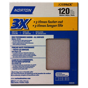 Sandpaper 120 Grit 9"X11" [20]