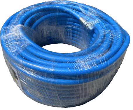 Rampage 1/2" Blue Rampage Softwash Hose 200'  with crimped ends RAMP-08-BL-SW-200-CE