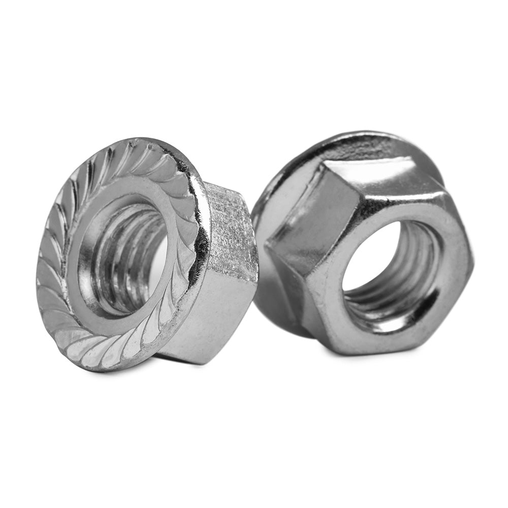 #10-24 18-8 (A2) Stainless Steel Serrated Flange Nut