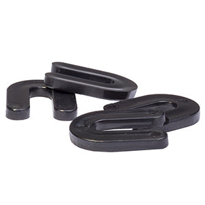 Shim Spacer Black 1/4" Horseshoe (1000/BX)
