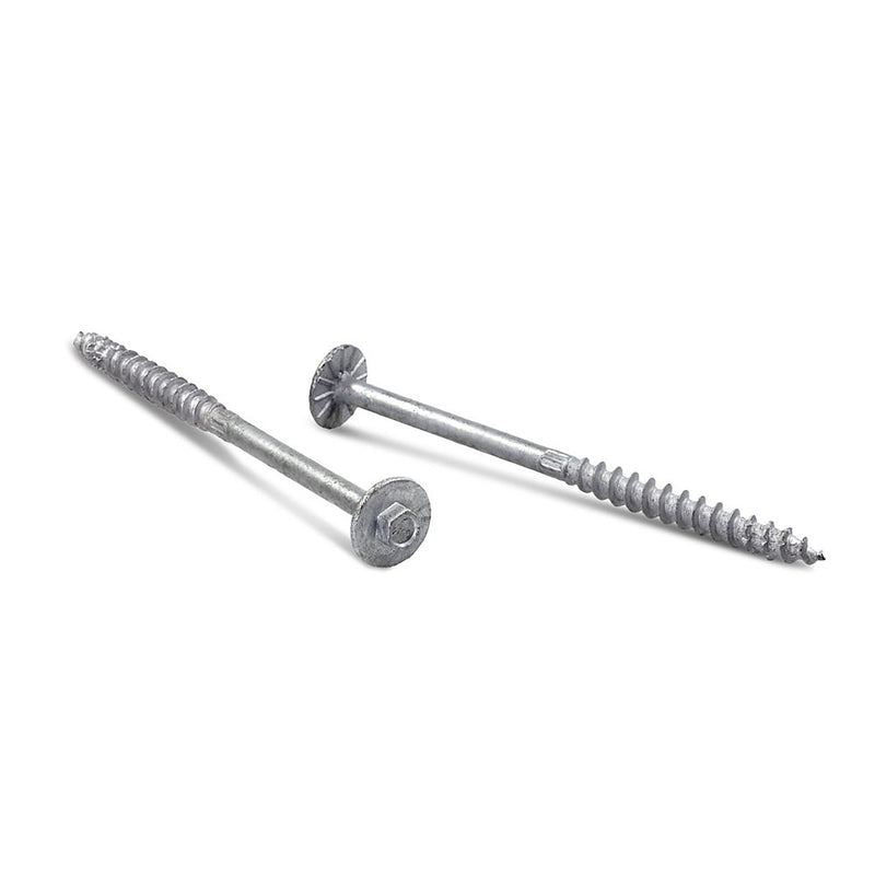 0.276 x 15 Simpson Strong-Drive® SDWH TIMBER-HEX Hot-Dip Galvanized 3/8 in. Hex Head Screw - Box (100)