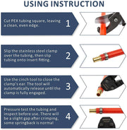 PEX Cinch Clamp Crimp Tool - EFIELD