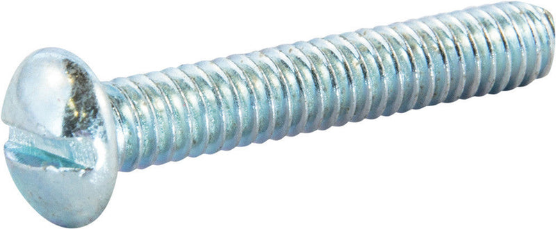 2-56 x 5/8 Slotted Round Machine Screw – Zinc Plated