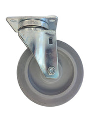 Small Rubber Caster for 1/2 Cubic Yd. Trash Truck