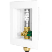 10 Pcs 1/2" Push Fit Inlet, Ice Maker Outlet Box, with Stainless Steel Hammer Arrestor