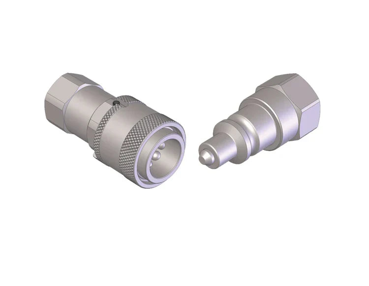 TC-06-06C | 3/8" High Pressure coupling, 10,000psi, 3/8" Coupling Body x 3/8" female NPT threads,