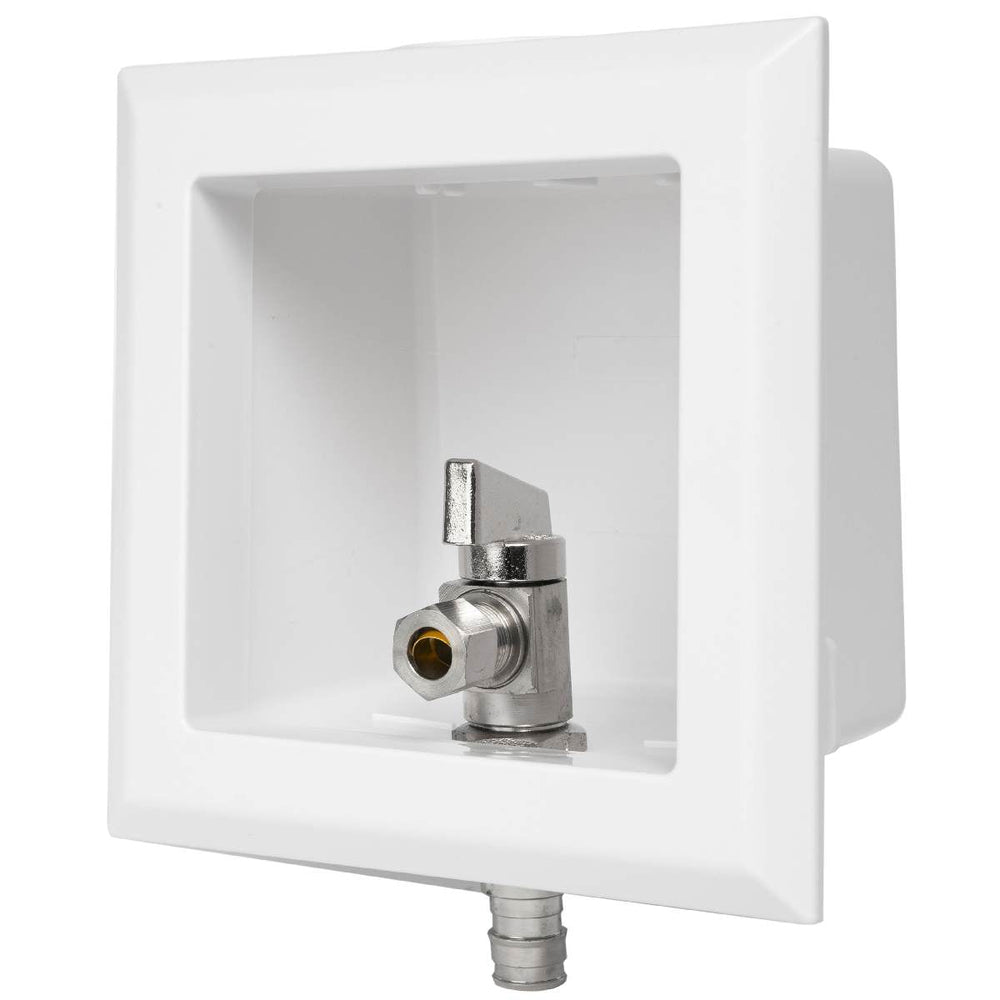 10 Pcs 1/2" PEX Expansion (F1960) Inlet, Toilet Outlet Box, 3/8" OD Compression Outlet
