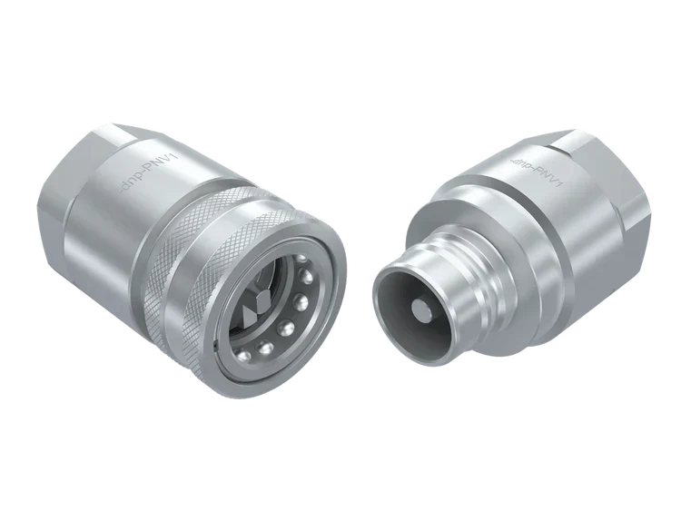 TNV-08-08N-V | 1/2" TNV Nipple W/ 1/2" NPT Female w/ Viton seals
