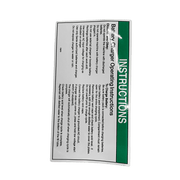 Genie Aftermarket Decal Notice Charger Instructions 72970GT