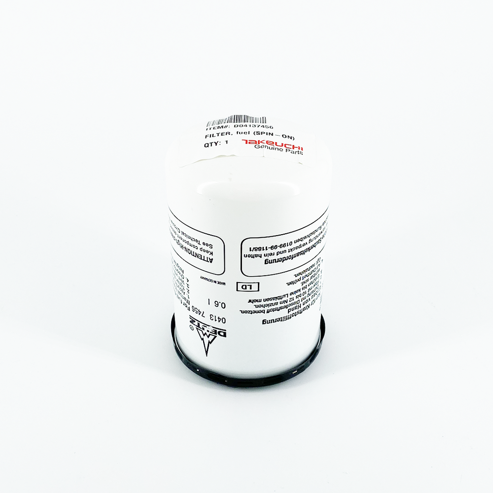 Takeuchi Fuel Filter (Spin-On) D04137456