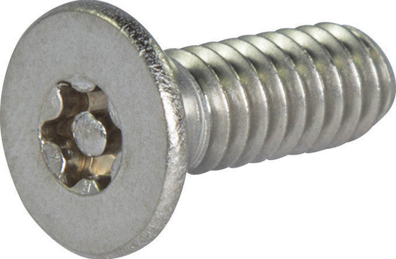 10-32 x 3/4 18-8 Stainless Steel Tamper Resistant Torx Drive Flat Head Socket Machine Screw (T-25)