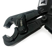 PEX Crimping Tool Kit, FULL SIZE, 3/8" , 1/2" , 3/4" , 1" Copper Ring with Gauge & PEX Pipe Cutter Meets F1807 Standards