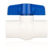 10 Pcs 1-1/2" PVC Ball Valve, FPT Threaded, Sch. 40