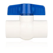 1-1/2" PVC Ball Valve, FPT Threaded, Sch. 40