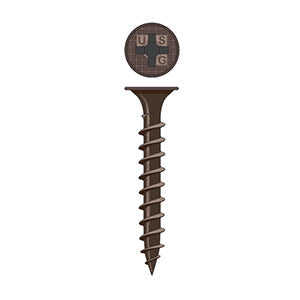 USG Sheetrock 6 X 1" Textured Head, Fine Thread Drywall Screw [5lbs.]