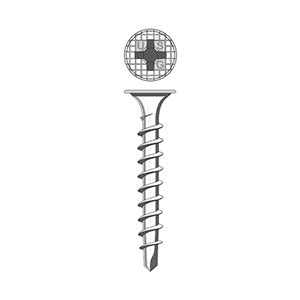 USG Sheetrock Tools #6 X 1-1/8" Textured Bugle Head, Self Drill Drywall Screw [Bulk]