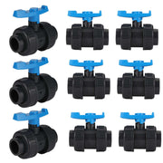 10 Pcs 4" PVC True Union Ball Valve SCH 40/80