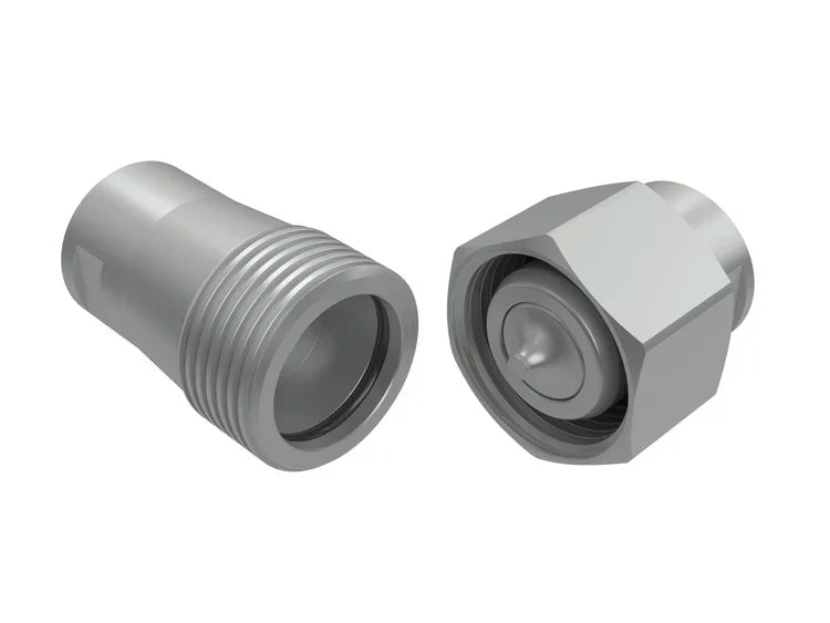 VIV1-24-24N-NPT | 1 1/2" screw type nipple body with 1 1/2" female NPT threads. ( VIV1.3939.013 Z)  with Gray Nickel Plating