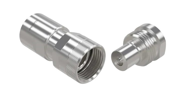 VVS-SS-04-04N | 1/4" high Pressure Screw Type Nipple with 1/4" NPT Female, 316 SS