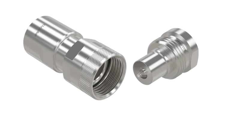 VVS-SS-20-20N | VVS-SS Series, 1 1/4" High PSI, Screw Type Nipple with 1 1/4" NPT Female Threads, SS316