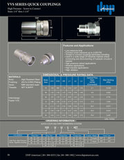 VVS-06-06N | 3/8" Nipple Body x 3/8" NPT Threads