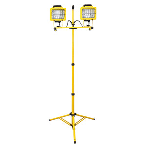 Voltec 1000 WATT Heavy Duty Halogen Tripod Work Twin Light