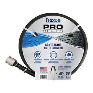 Voltec 5/8 100ft. Black Contractor Water Hose