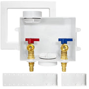 1/2" PEX Expansion (F1960) Inlet, Washing Machine Outlet Box, Center Drain