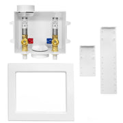 1/2" CPVC PPE Intet, Washing Machine Outlet Box, with Stainless Steel Arrestor